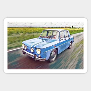 Classic Renault R8 Gordini Sticker